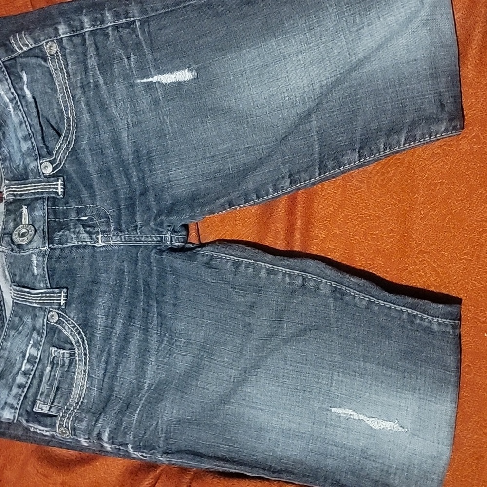 Guess Low Rise Daredevil Bootcut Jeans 26 - Picture 5 of 5